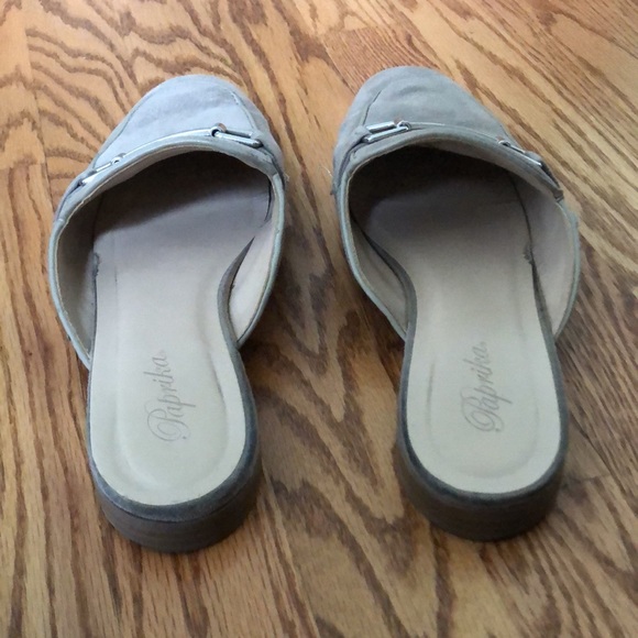 Paprika Suede Slip On Loafers - Picture 4 of 4